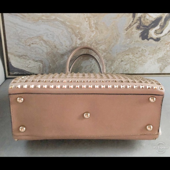 Valentino Allover Rockstud Dome Satchel - Picture 3 of 8